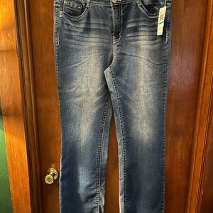 Wallflower Women's Dark Blue Straight Leg Jeans